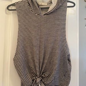 Athletic knit top